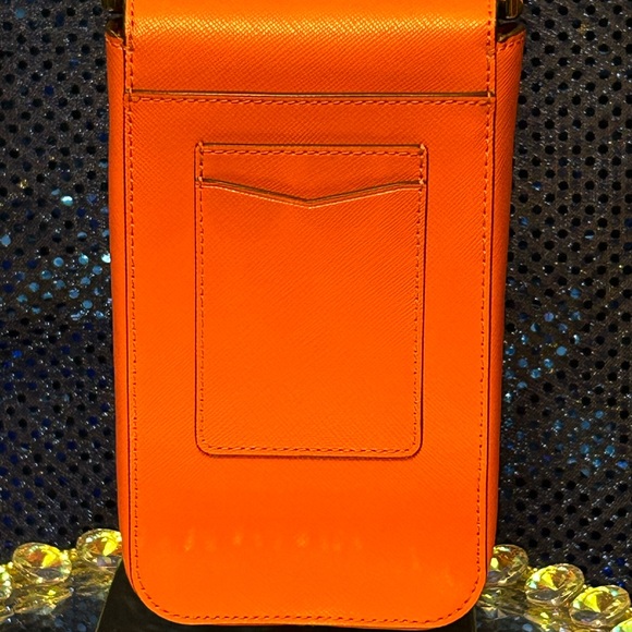Kate Spade Staci North South Flap Coral Crossbody Phone Case Approx. 4.5 x 7.5 - Picture 14 of 15